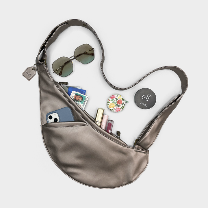 The Phoenix Faux Leather Half Sash Bag