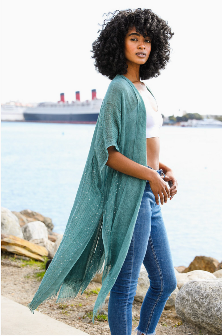 Open Weave Kimono