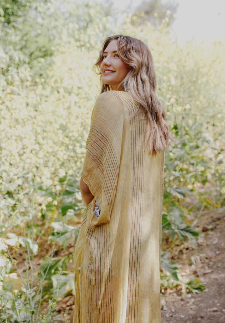 Pencil Stripe Kimono