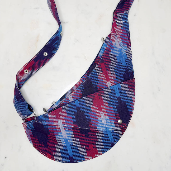 Valarie Cotton Ikat Half Sash Bag w/ Cloth (pre-order)