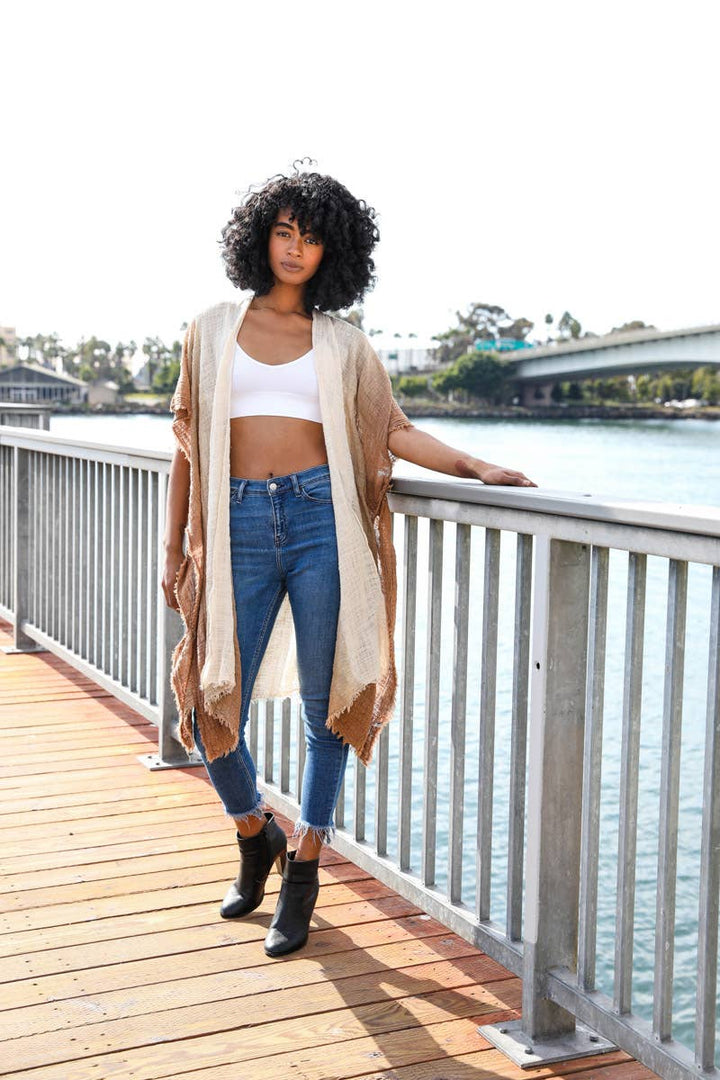 Ocean Ombre Kimono