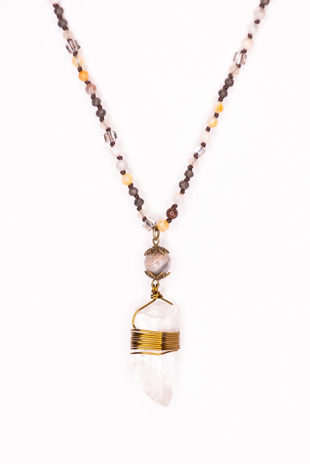 Suri Necklace in Gray