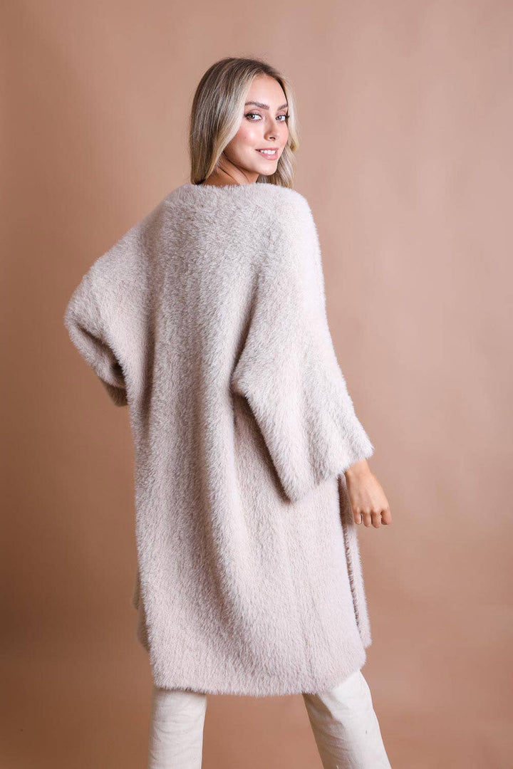 Luxe Winter Faux Mohair Knit Cardigan - Winter 2026 🧡