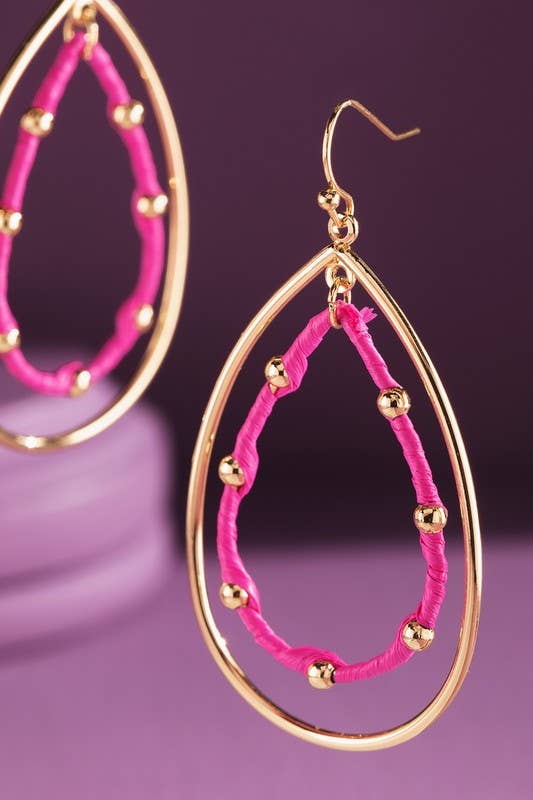 Teardrop Color Earrings