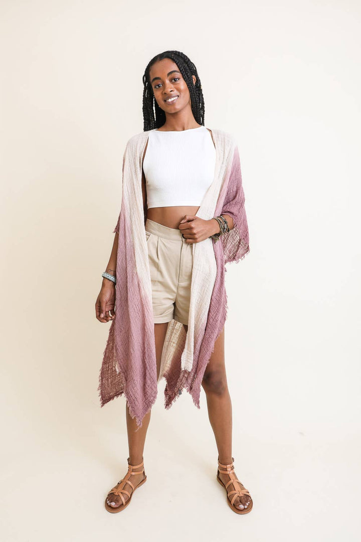 Ocean Ombre Kimono