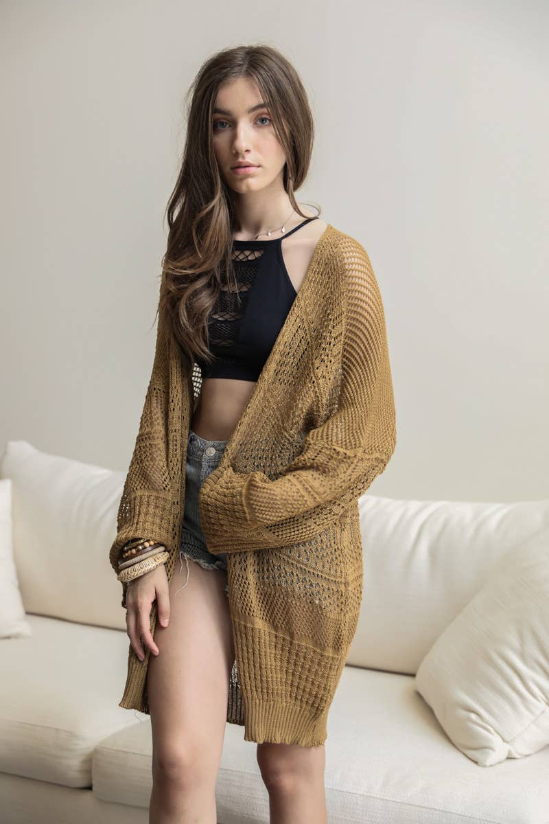 Soft Textured Cardigan