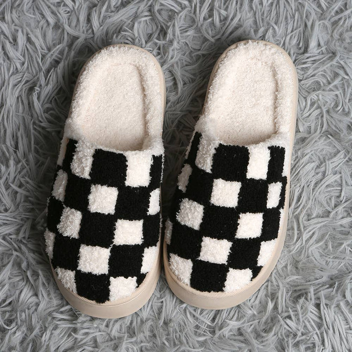 Checkered Slippers