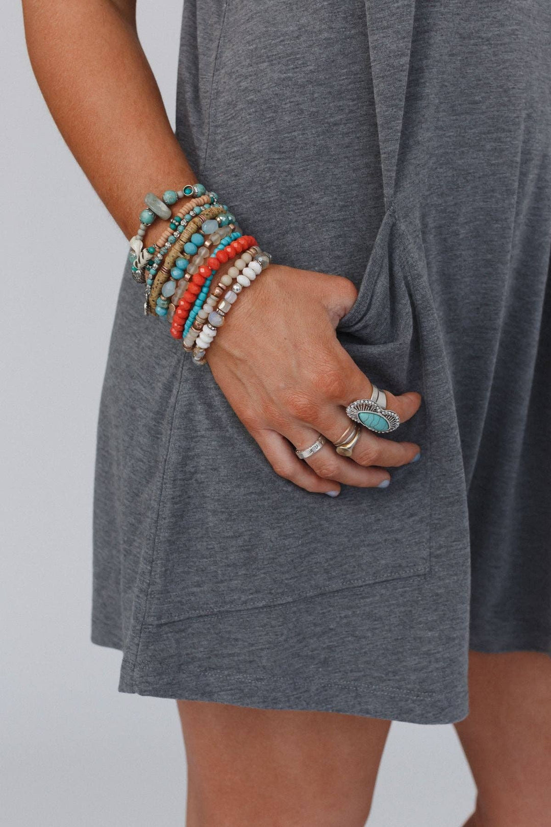 Go West Turquoise Ring - Silver