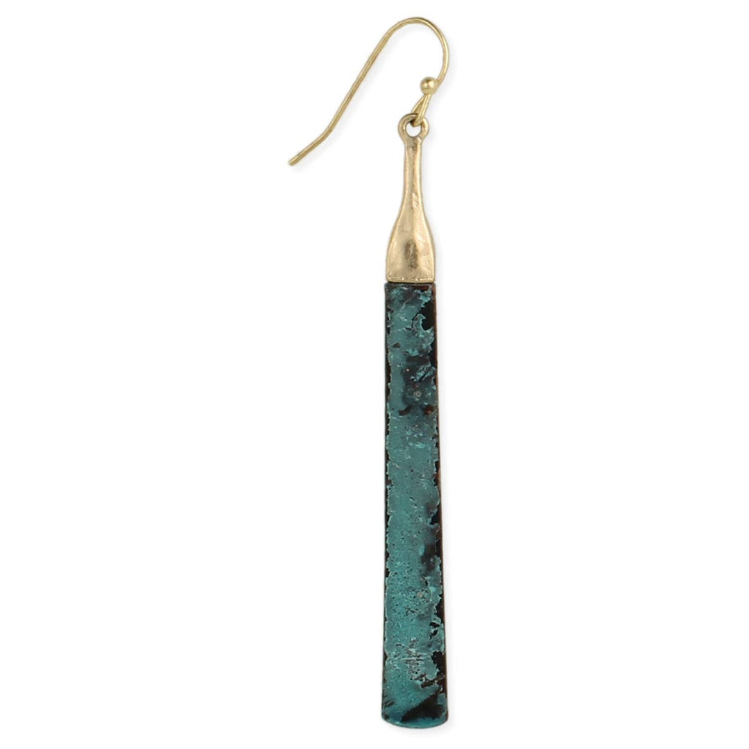 Gold Patina Earrings
