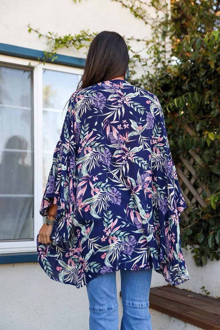 Tropical Leaves Kimono