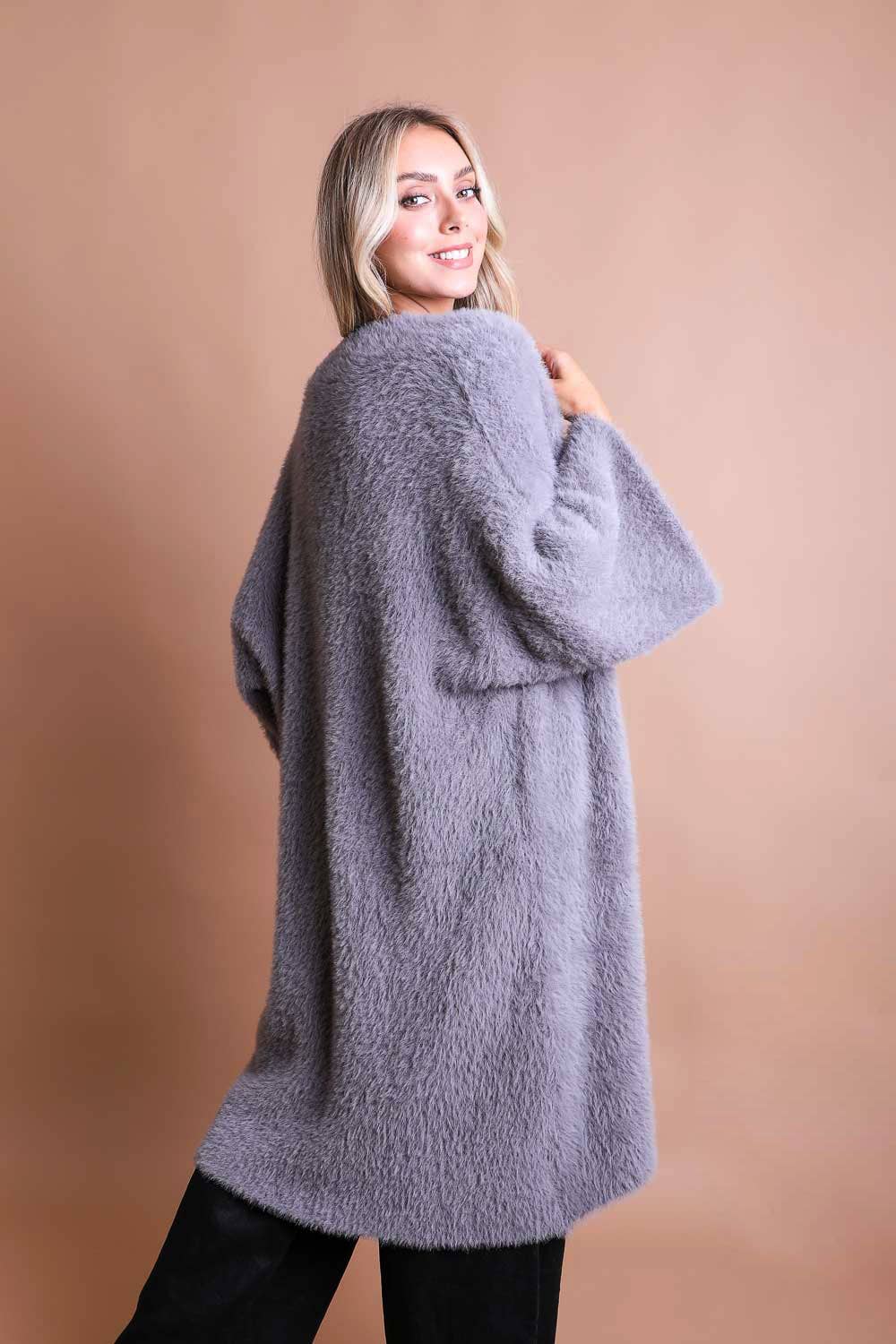 Luxe Winter Faux Mohair Knit Cardigan - Winter 2026 🧡
