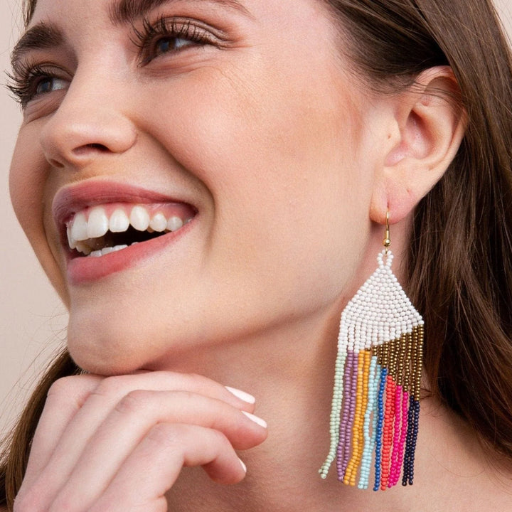 Elise Chevron Earrings