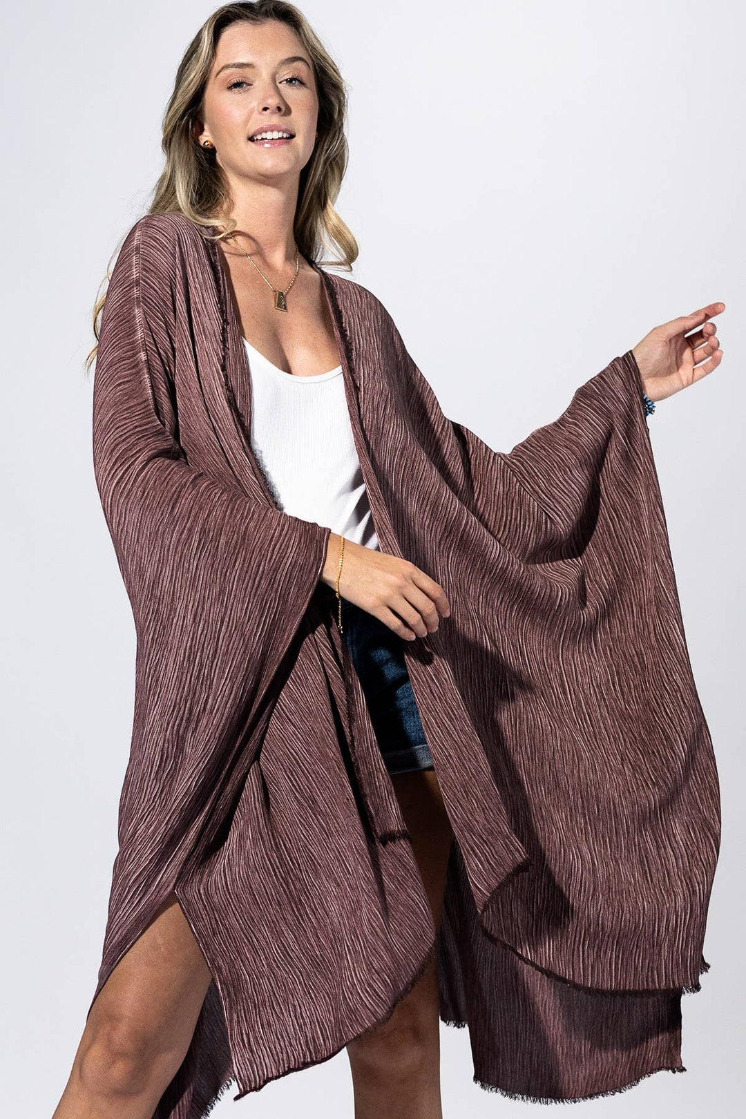 Amaranth Mist Kimono