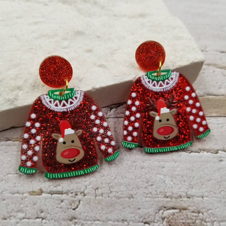 Christmas Sweater Earrings