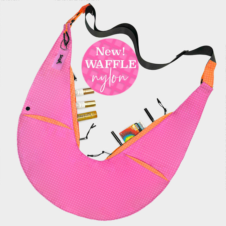 Neon Kiss Nylon Sash Bag