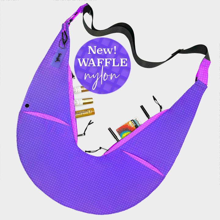 Ultraviolet Rush Nylon Sash Bag