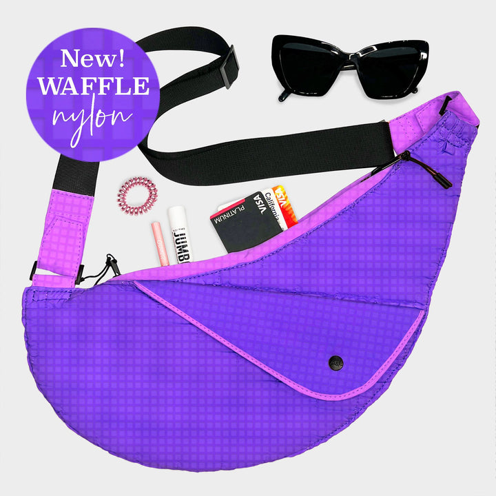 Ultraviolet Rush Nylon Half Sash Bag